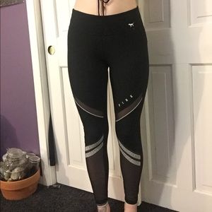 Pink Ultimate Legging with mesh detail